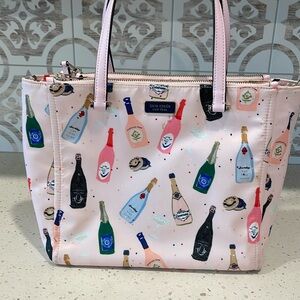 Kate Spade champagne handbag